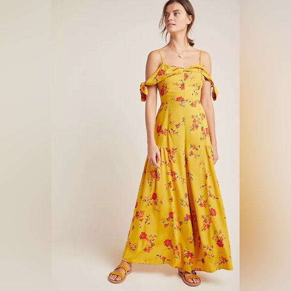 Anthropologie Londonberry Jumpsuit Size 6 Petite - Picture 2 of 9